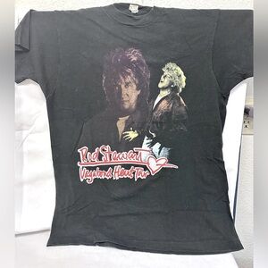 Rod Stewart Vagabon Hart tour 1991 XL made in the US! on a screen star t…